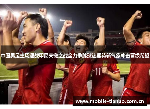 中国男足主场迎战印尼关键之战全力争胜球迷期待新气象冲击晋级希望